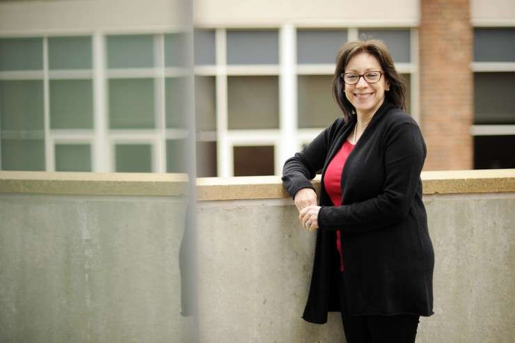 Associate professor Maria Dolce, in collaboration with the Harvard School of Dental Medicine, is bringing nursing and dental students together to put into practice the role that oral health plays in overall health. Credit: Photo by Matthew Moodono/Northeastern University