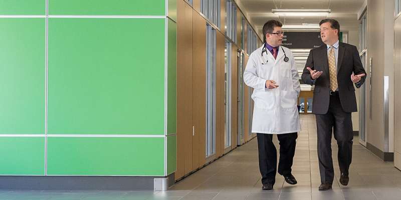 University of Alberta oncology researcher John Mackey (left) and cell biologist Luc Berthiaume are collaborators on new research showing that PCLX-001, an anti-cancer drug set to begin clinical trials this year, may work against breast cancer as well as lymphoma. Credit: University of Alberta