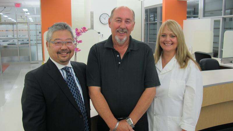 Ross Tsuyuki, Bernie Frost, and Lonni Johnson. Credit: Faculty of Medicine & Dentistry, University of Alberta