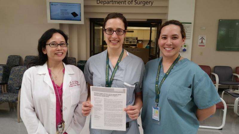 Rachel Khadaroo, Suzana Kupper, and Sandy Widder. Credit: Faculty of Medicine & Dentistry, University of Alberta