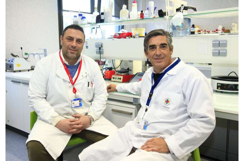 Researchers Salvatore Sauro and Santiago Arias Luxan. Credit: Asociación RUVID