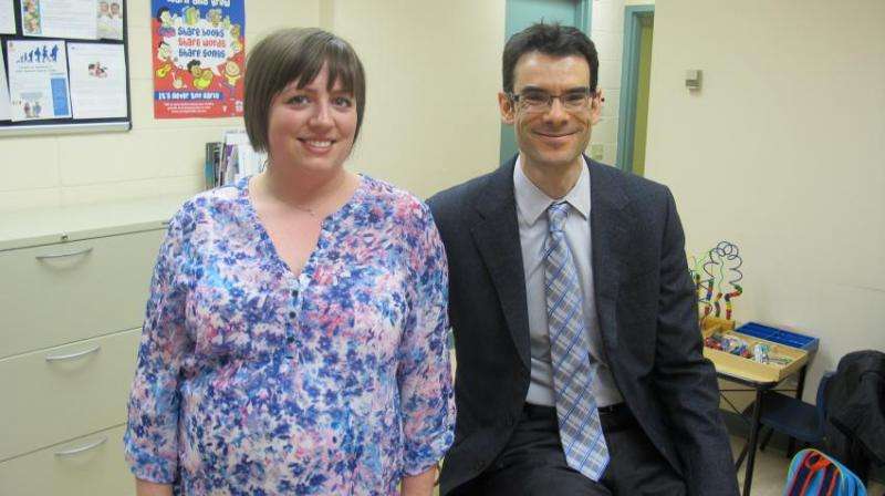 Lori Sacrey and Lonnie Zwaigenbaum. Credit: Faculty of Medicine & Dentistry, University of Alberta