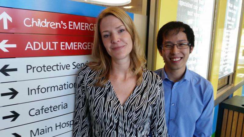 Amanda Newton and Conrad Tsang. Credit: Faculty of Medicine & Dentistry, University of Alberta