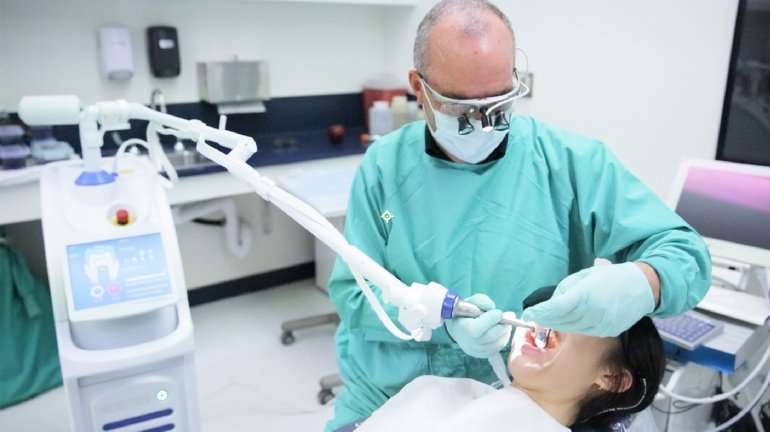 Peter Rechmann, DMD, PhD, has researched laser dentistry for decades and believes new treatments will soon be available to many more patients.  Credit: University of California, San Francisco