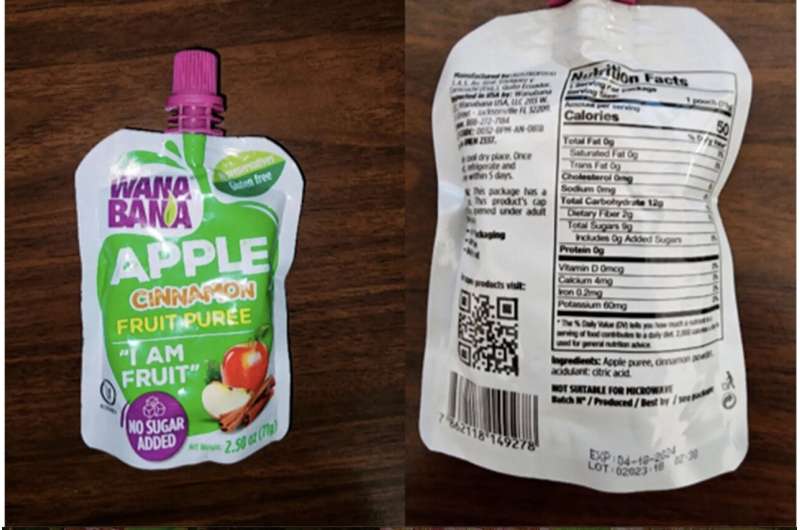 FDA inspectors find lead levels in tainted applesauce 2,000 times higher than proposed standards