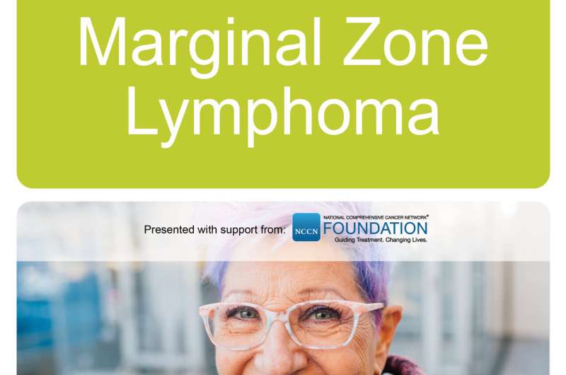 NCCN's new patient guidelines for marginal zone lymphoma help patients and caregivers better understand a rare form of blood can