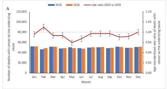 New study shows more deaths with cancer as contributing cause during first year of pandemic