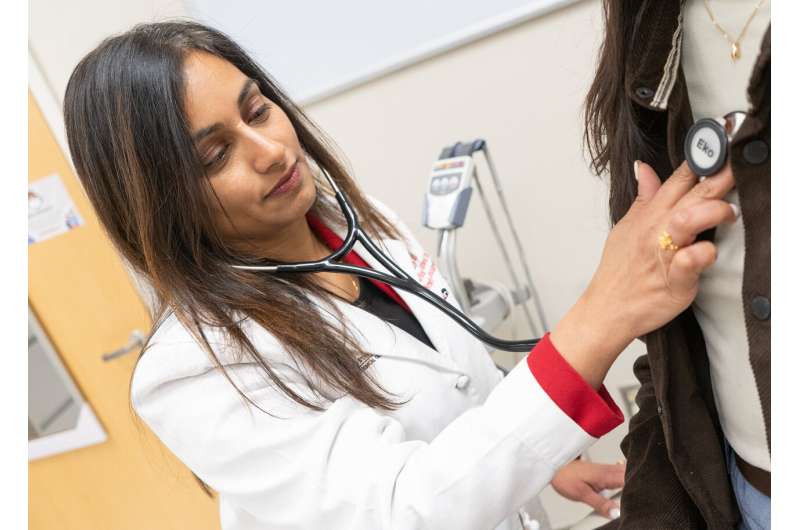 Laxmi Mehta, MD, a cardiologist at The Ohio State University Wexner Medical Center, says it's important to know your numbers for predictors of heart disease like blood pressure, cholesterol, glucose and weight, and to discuss any necessary interventions with your doctor. Credit: The Ohio State University Wexner Medical Center