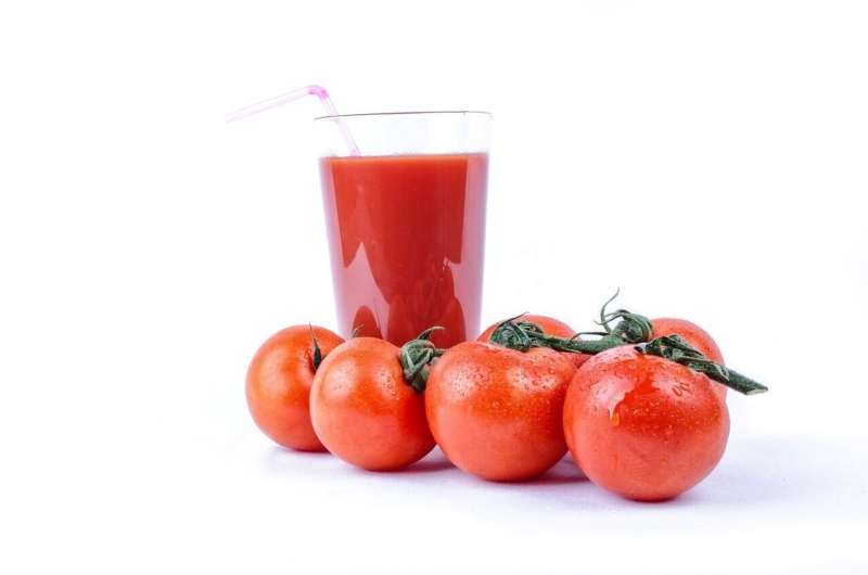 Study finds tomato juice's antimicrobial properties can kill Salmonella 