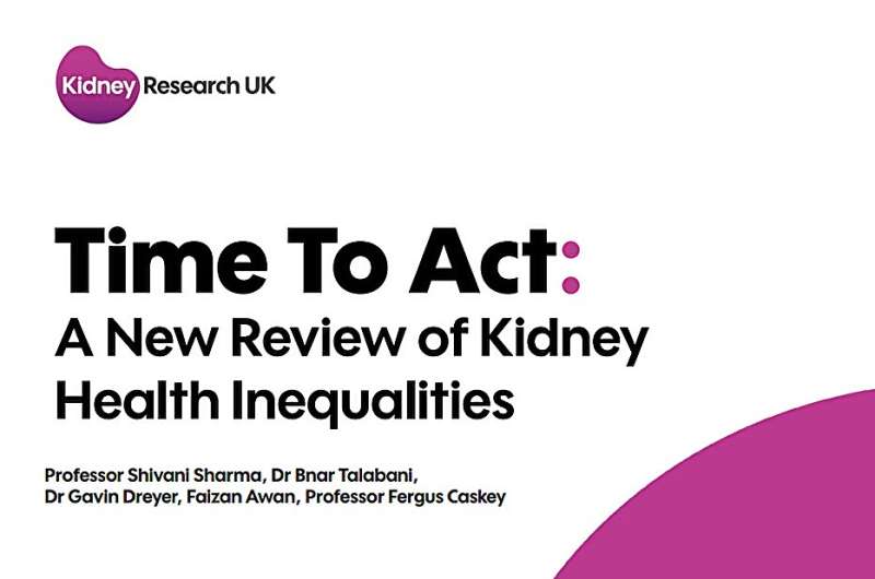 It's time to act on kidney health inequalities, report urges