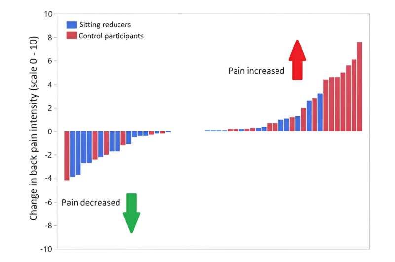 Reducing daily sitting may prevent back pain