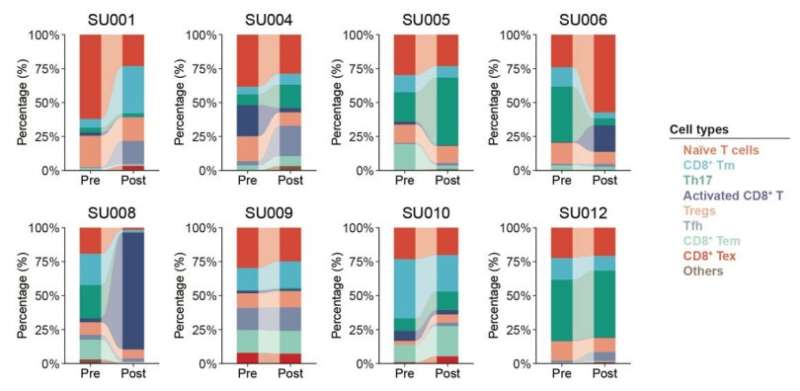 Tumor-infiltrating T cells may be markers to predict patients' responses to cancer immunotherapy