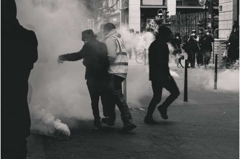 tear gas