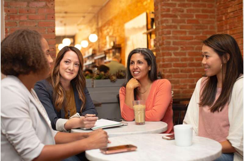 women talking