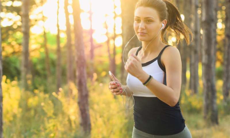 woman running