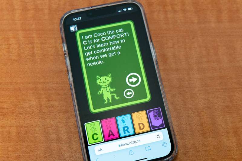Web-based version of researcher's CARD game helps improve kids' vaccination experience