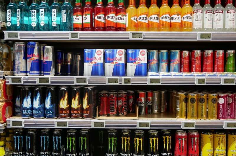 Up to half of kids worldwide and up to third of UK kids consume energy drinks weekly 