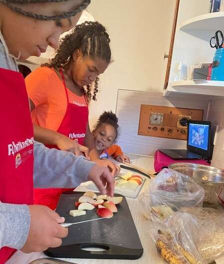 Virtual cooking class improves children's nutrition knowledge 