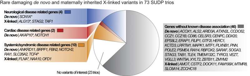 Sudden, unexplained child deaths often have a genetic cause