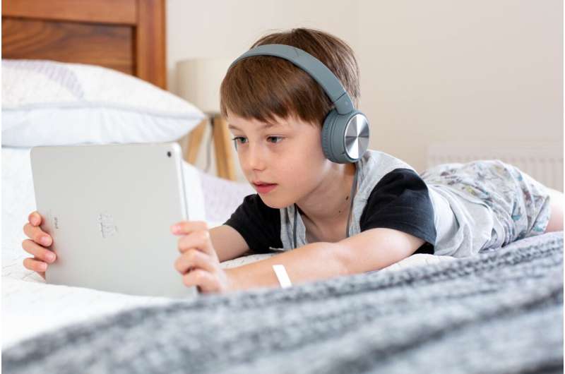 child using computer