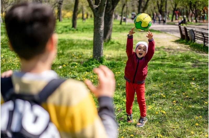 children playing