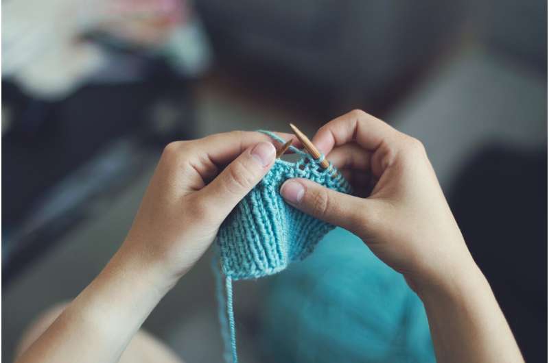 Knitting brings calmness and structure to the lives of people with mental illness, shows study