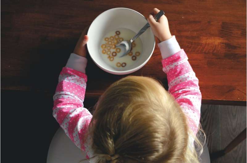 child eating