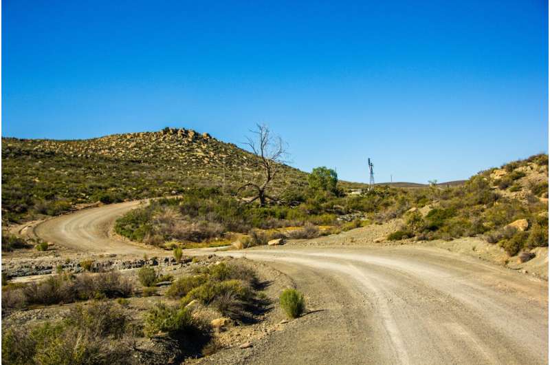 gravel road