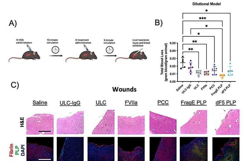 Synthetic platelets stanch bleeding, promote healing in animal models