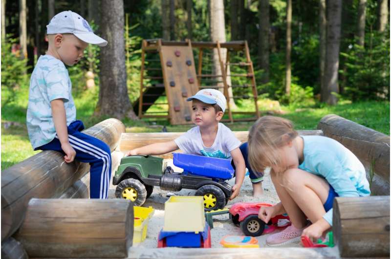 children playing