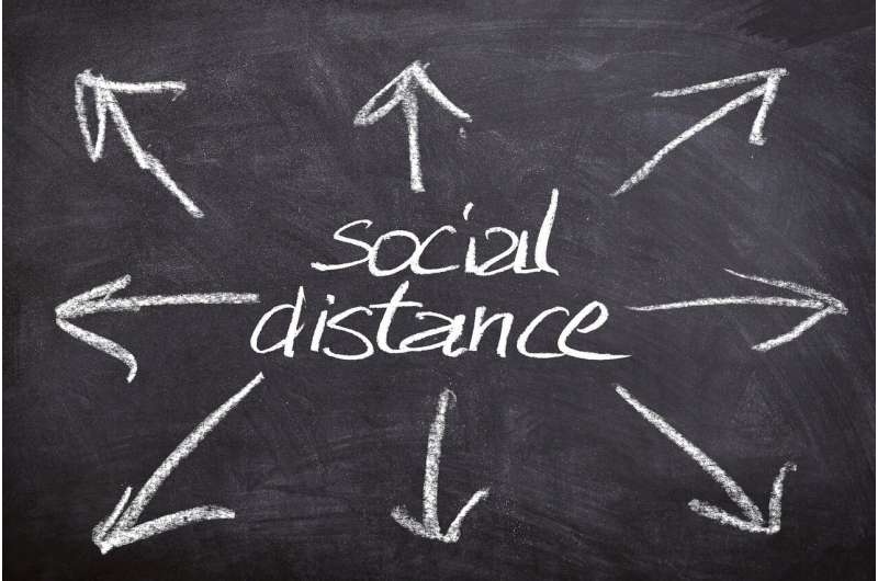 Understanding social distancing and microbial health 