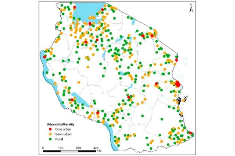 Baby deaths in Tanzania: being born in a city no longer increases their chances of survival