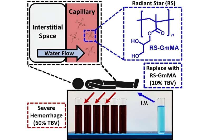 Low volume resuscitant for prehospital treatment of severe hemorrhagic shock