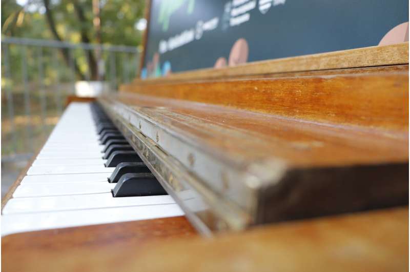 piano outside