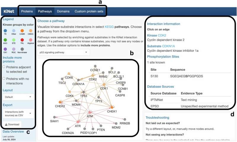 New web portal empowers drug discovery, systems-level analysis of critical kinase-substrate interactions