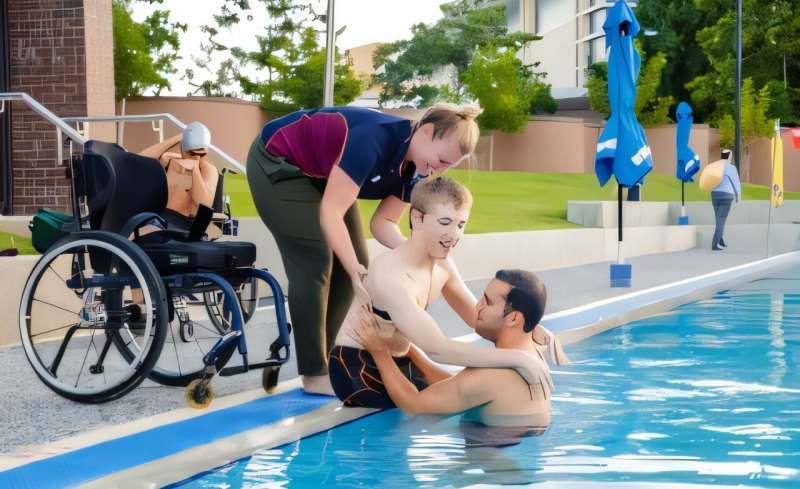 Competitive swimming program for young people with severe cerebral palsy reverses motor decline